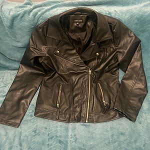 Black pleather jacket